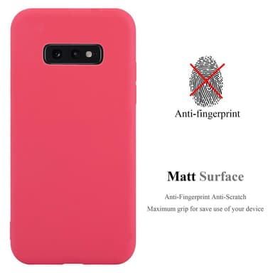 Deksel Samsung Galaxy S10e Silikon cover (rød)