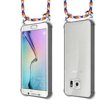 Samsung Galaxy S6 Deksel med Halskjede (blå)