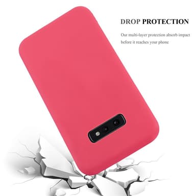Deksel Samsung Galaxy S10e Silikon cover (rød)