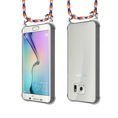 Samsung Galaxy S6 Deksel med Halskjede (blå)