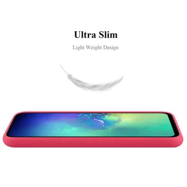 Deksel Samsung Galaxy S10e Silikon cover (rød)
