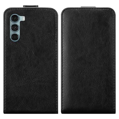 Motorola MOTO G200 5G deksel flip cover (svart)