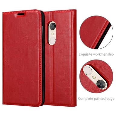 Alcatel 5 lommebokdeksel case (rød)