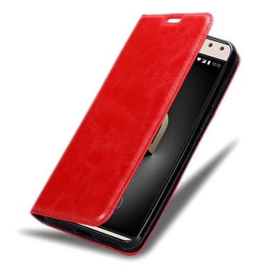 Alcatel 5 lommebokdeksel case (rød)