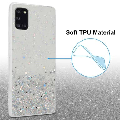 Samsung Galaxy A31 Silikondeksel Glitter