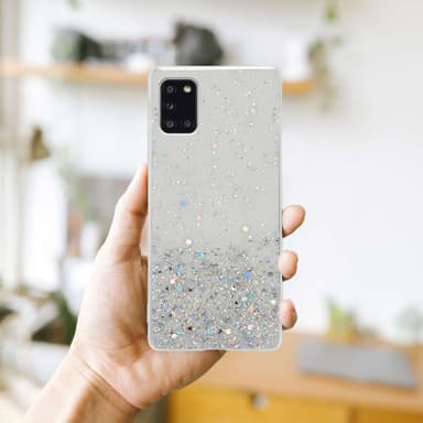 Samsung Galaxy A31 Silikondeksel Glitter