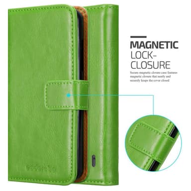 Nokia Lumia 520 / 521 lommebokdeksel etui (grønn)