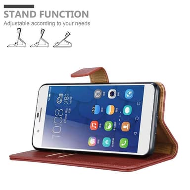 Honor 6 PLUS lommebokdeksel etui (rød)