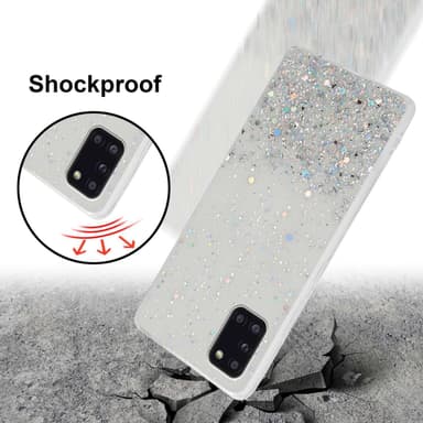 Samsung Galaxy A31 Silikondeksel Glitter