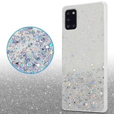 Samsung Galaxy A31 Silikondeksel Glitter
