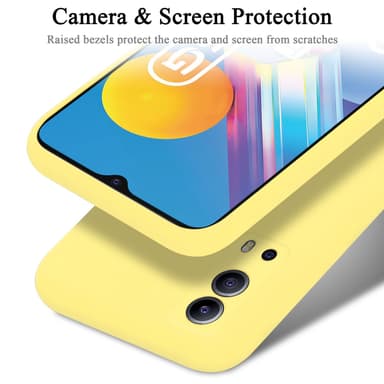 Vivo Y52 5G / Y72 5G silikondeksel case (gul)