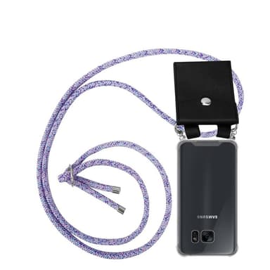 Samsung Galaxy S7 Deksel med Halskjede (lilla)
