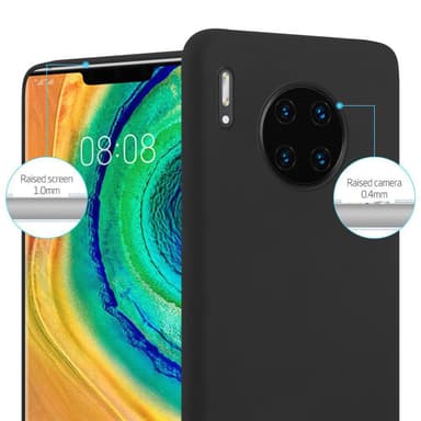 Deksel Huawei MATE 30 PRO Silikon cover (svart)