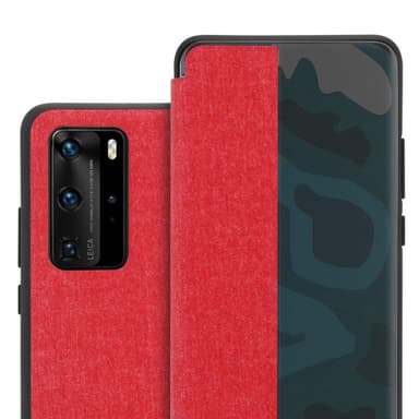 Huawei P40 PRO / P40 PRO+ lommebokdeksel etui (rød)