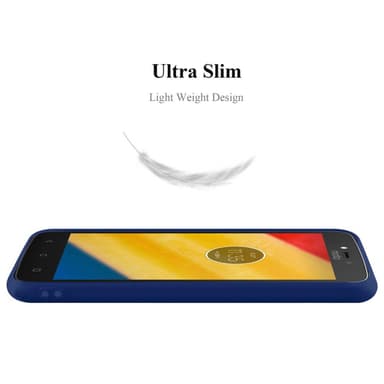 Deksel Motorola MOTO C PLUS Silikon cover (blå)