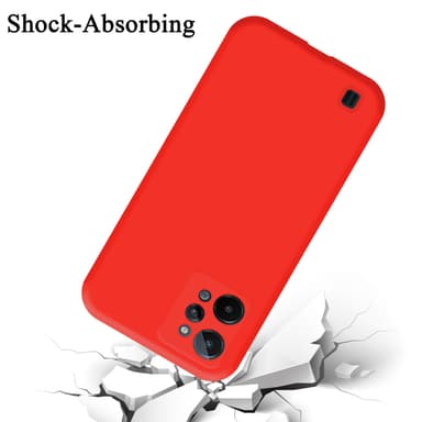 Realme C31 silikondeksel case (rød)