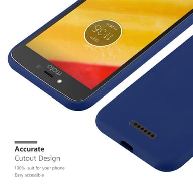 Deksel Motorola MOTO C PLUS Silikon cover (blå)
