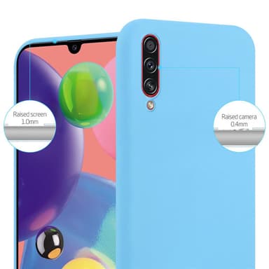 Deksel Samsung Galaxy A70 / A70s Silikon cover (blå)
