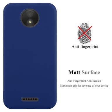 Deksel Motorola MOTO C PLUS Silikon cover (blå)
