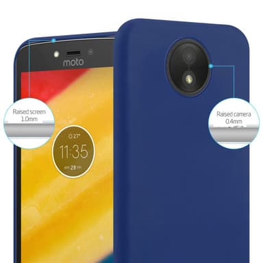 Deksel Motorola MOTO C PLUS Silikon cover (blå)