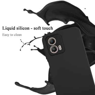 Motorola Moto G53 5G silikondeksel case (Svart)