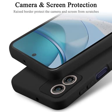 Motorola Moto G53 5G silikondeksel case (Svart)
