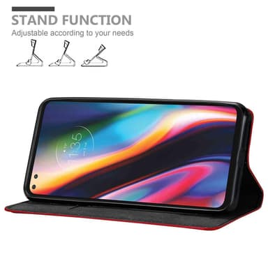 Motorola MOTO G 5G PLUS lommebokdeksel case (rød)