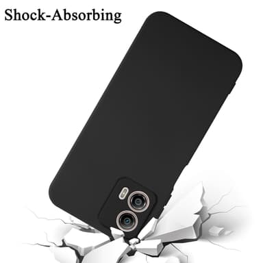 Motorola Moto G53 5G silikondeksel case (Svart)