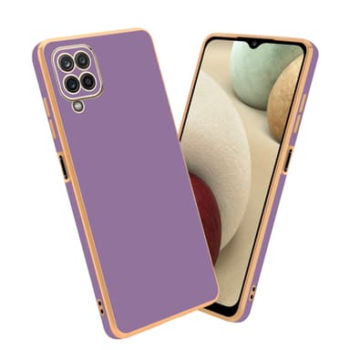 Samsung Galaxy A12 / M12 silikondeksel case (lilla)