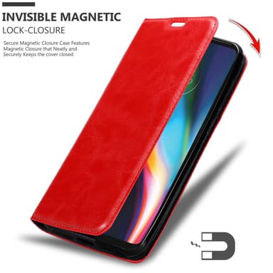 Motorola MOTO G 5G PLUS lommebokdeksel case (rød)