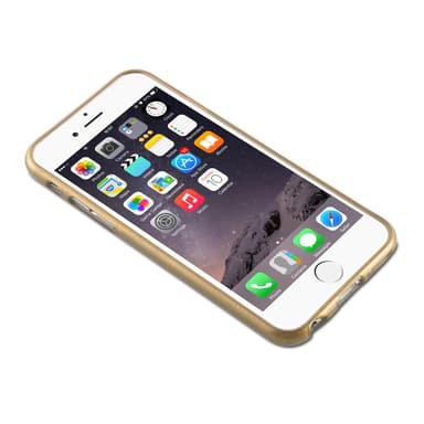 iPhone 6 / 6S silikondeksel cover (gold)