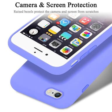 iPhone 6 / 6S silikondeksel case (lilla)
