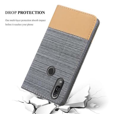 WIKO VIEW 2 PRO lommebokdeksel etui (grå)