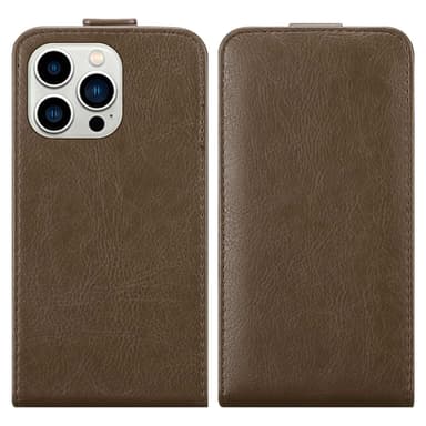 iPhone 14 PRO MAX deksel flip cover (brun)