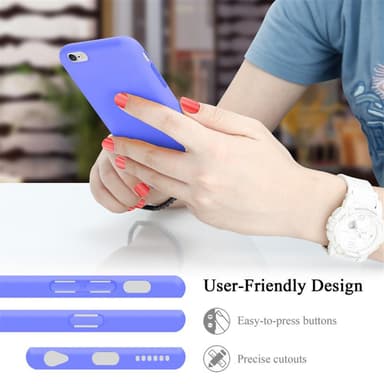 iPhone 6 / 6S silikondeksel case (lilla)