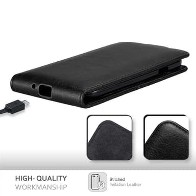 Samsung Galaxy S4 deksel flip cover (svart)