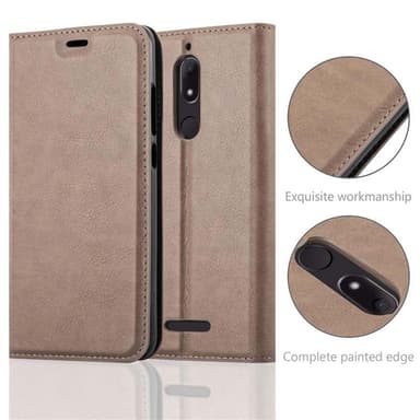 WIKO VIEW lommebokdeksel case (brun)
