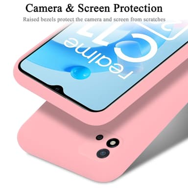 Realme C11 2021 silikondeksel case (rosa)