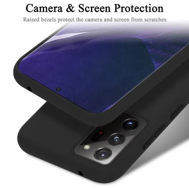 Samsung Galaxy NOTE 20 ULTRA silikondeksel case (svart)