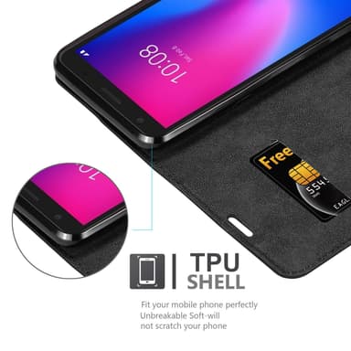 ZTE Blade A3 2020 lommebokdeksel case (svart)