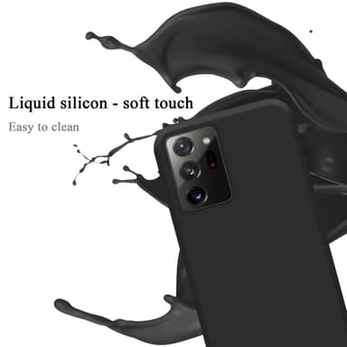 Samsung Galaxy NOTE 20 ULTRA silikondeksel case (svart)