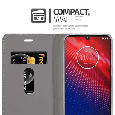 Motorola MOTO Z4 lommebokdeksel etui (blå)