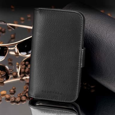iPhone 13 PRO MAX lommebokdeksel case (svart)