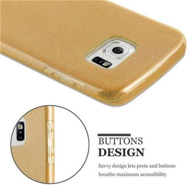 Samsung Galaxy S6 EDGE Deksel Glitter (gold)