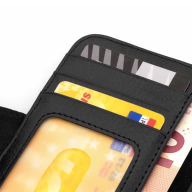 iPhone 13 PRO MAX lommebokdeksel case (svart)