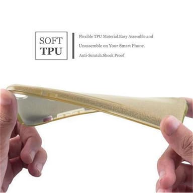 Samsung Galaxy S6 EDGE Deksel Glitter (gold)