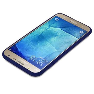 Deksel Samsung Galaxy J7 2015 Silikon cover (blå)
