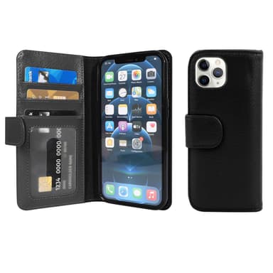 iPhone 13 PRO MAX lommebokdeksel case (svart)