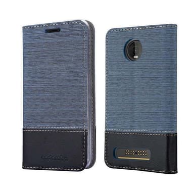 Motorola MOTO Z4 lommebokdeksel etui (blå)