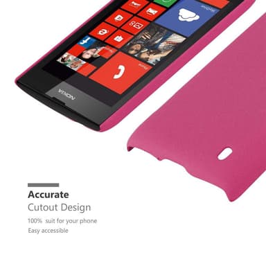 Nokia Lumia 520 / 521 Hardt Deksel Cover (rosa)